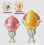 Танцюючий музичний кальмар що світиться з вудкою Жовтий, фото 9