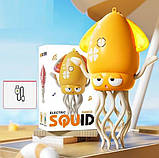 Танцюючий музичний кальмар що світиться з вудкою Жовтий, фото 10