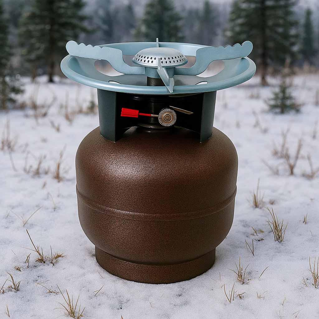 Балон газовий 5.8л кемпінговий з пальником, фото 1