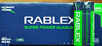 Батарейка лужна RABLEX Alkaline LR03 AAA Shrink