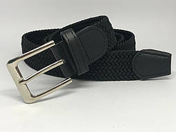 Чорний жіночий шкіряний ремінь