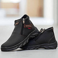 Черевики чоловічі зимові на дві блискавки (Сгб-7-1)