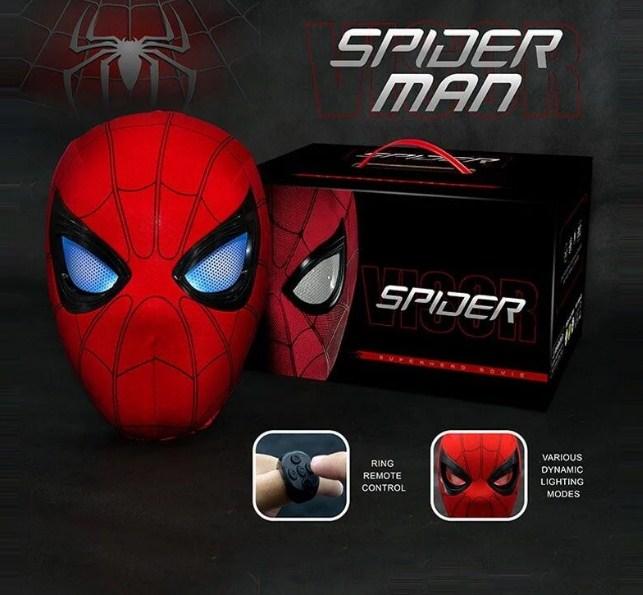 Маска Спайдермен з підсвіткою та пультом-кільцем