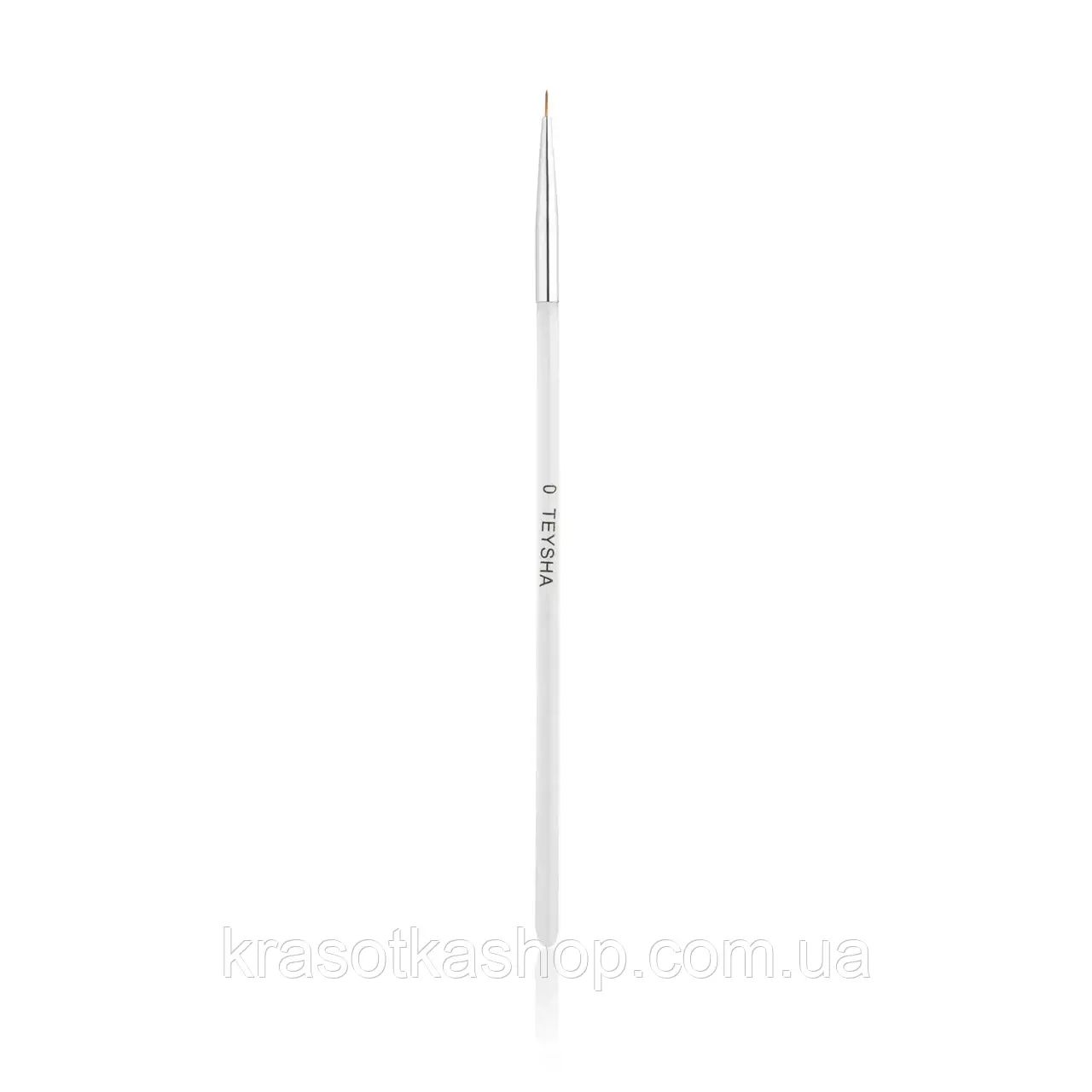 Пензель для тонких ліній (лайнер) Teysha №0, прозора ручка, фото 1