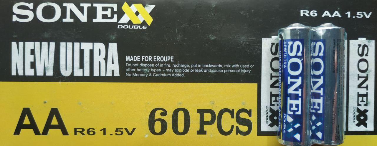 Батарейка сольова SONEXX Ultra R6 AA Shrink, фото 1