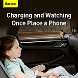 Тримач для телефона в автомобіль Baseus Energy Storage Backseat Holder з бездротовою зарядкою, фото 9