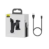 Тримач для телефона в автомобіль Baseus Energy Storage Backseat Holder з бездротовою зарядкою, фото 2