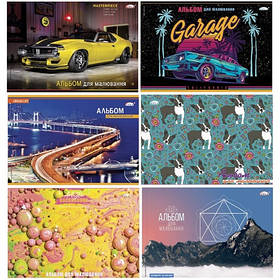 Альбом для малювання А4 30арк/120г скоба Gold Бріск АВ-32