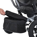 Триколісний велосипед MT 1007 Turbotrike, чорний, фото 8