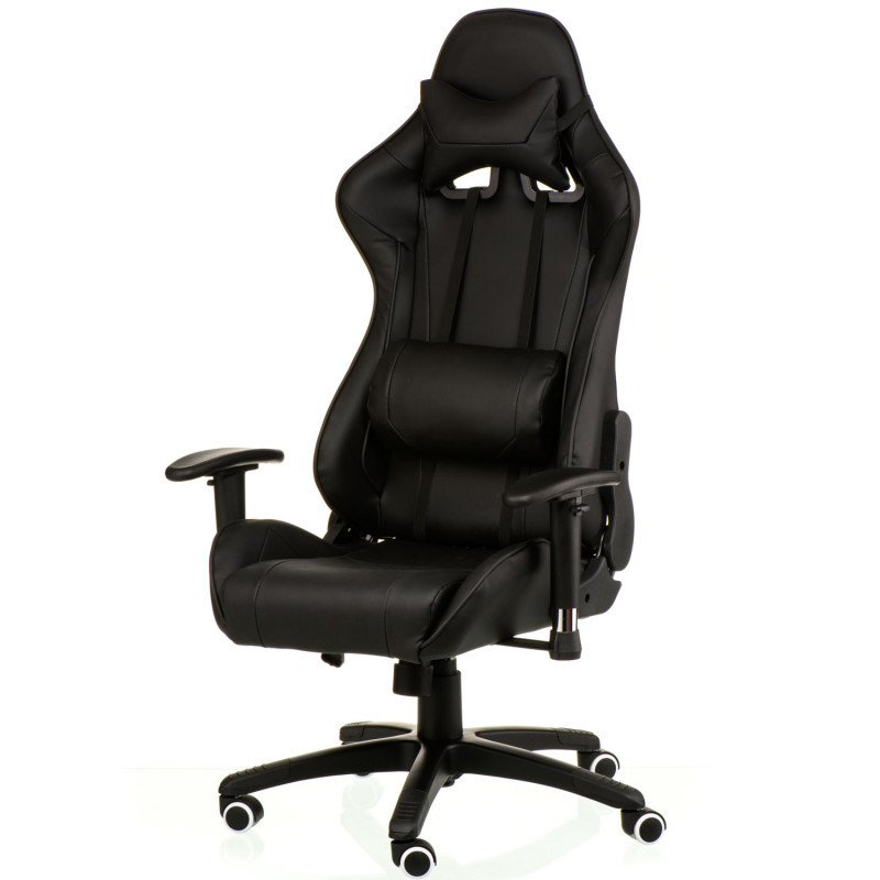Геймерське комп'ютерне крісло чорного кольору для дому офісу ExtremeRace black/black (E7139) Special4You, фото 1