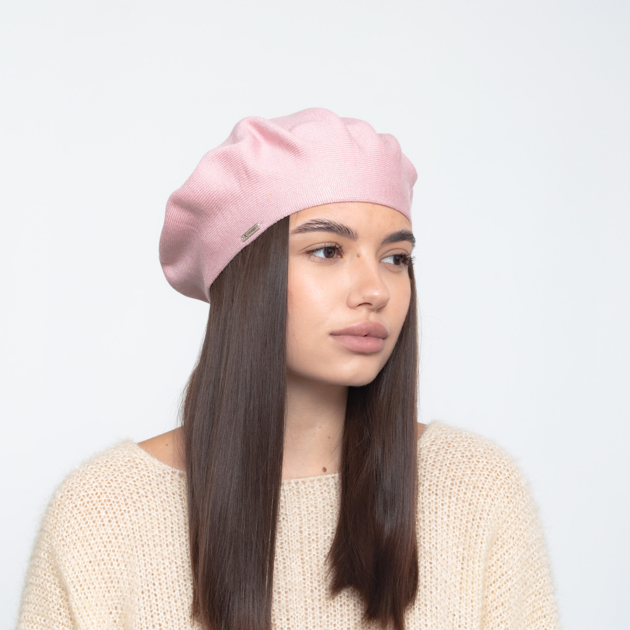 Берет Linda (віскоза)  пудра