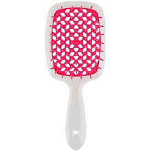 Щітка для волосся біло-малина Janeke Superbrush SP226BIA FFL, 1 шт (8006060452430)