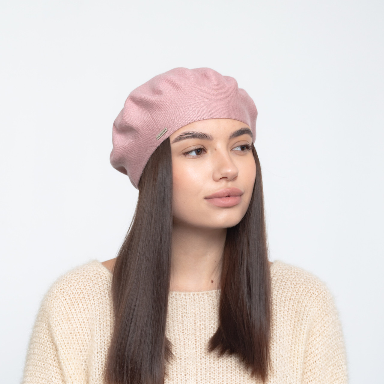 Берет Linda (віскоза)  троянда