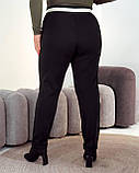 Чорні жіночі штани на гумці батал, фото 9