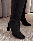 Чорні жіночі штани на гумці батал, фото 7