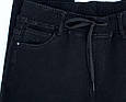 Джинси жіночі класичні пояс резинка чорного кольору Liana, фото 5