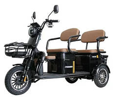 Електровелоскутер акумуляторний 3-колісний Crosser Vagon 800 Вт 72v 20ah чорний