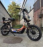 Електровелоскутер акумуляторний Crosser CR-6 600 Вт 60v 20ah Бежевий, фото 2