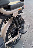 Електровелоскутер акумуляторний Crosser CR-6 PRO 600 Вт 60v 20ah Бежевий, фото 5