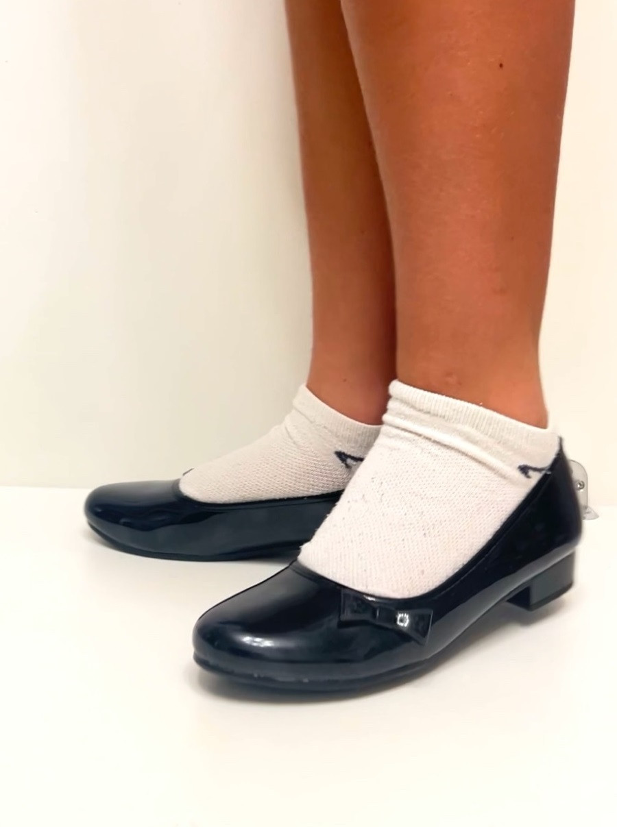 Чорні лакові туфлі для дівчинки на підборах 34 35 36, фото 1