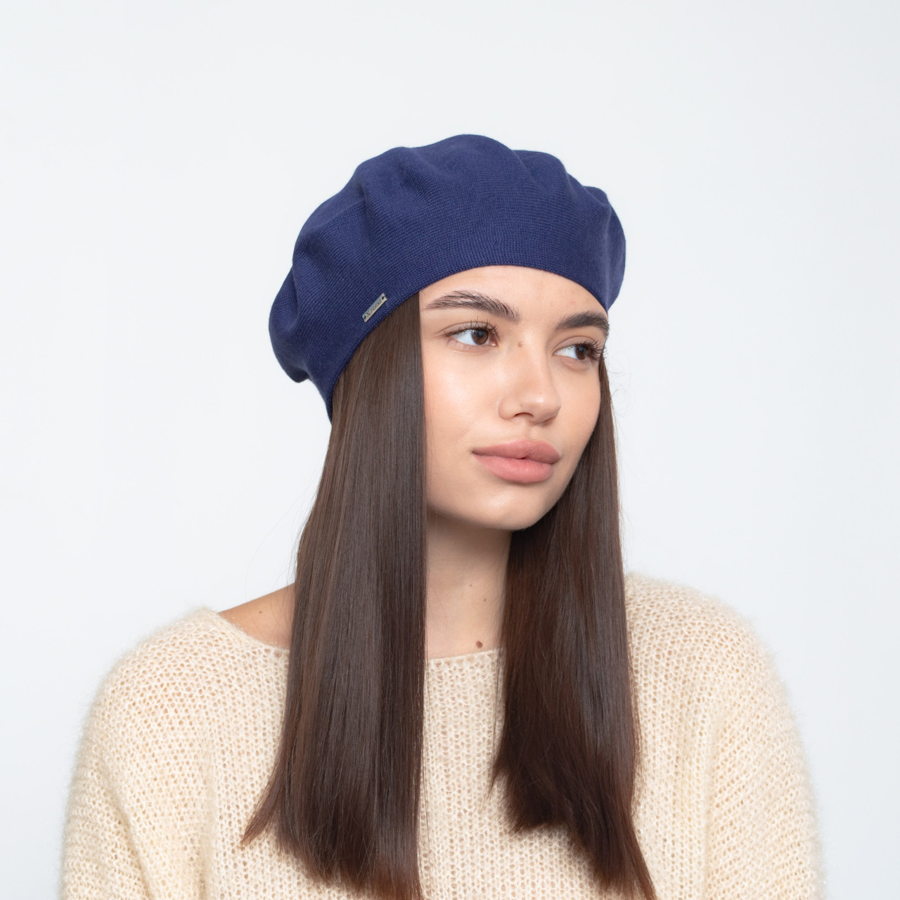 Берет Linda (віскоза)  синій