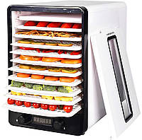 Сушарка для овочів та фруктів Ardesto FDB-1138 потужна на 10 піддонів