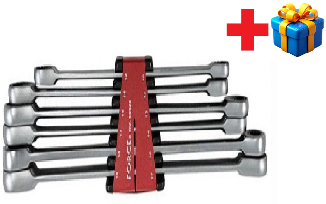 Набір ключів накидних тріскачкових екстрадовгих 6 пр. 50623 F