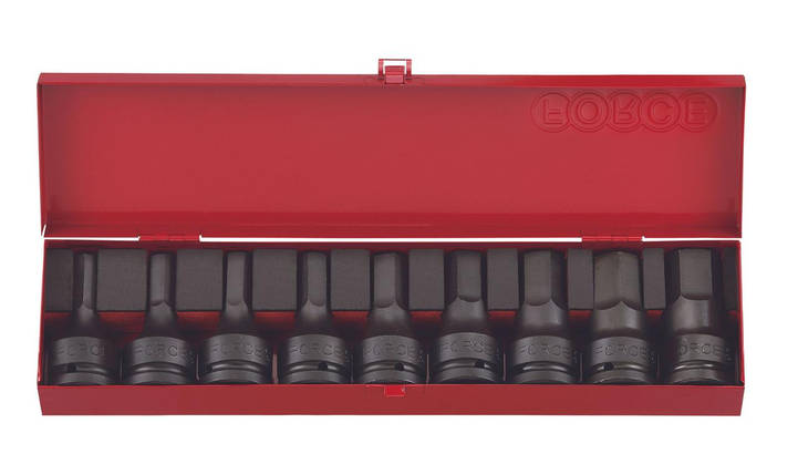 Набір головок-біт 3/4" 6-гр. ударних 9 пр. (9/16 - 1-1/4") 6091S F, фото 2