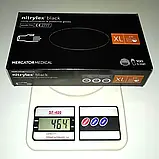 Чорні нітрилові рукавички Nitrylex BLACK розміри S, M, L, XL, фото 4