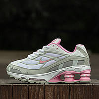 Сірі текстильні жіночі кросівки Nike Shox Ride 2 - Демісезонні Найк Шокс повсякденні купити