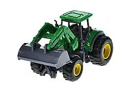 Набір тракторів металевих 3шт в коробці, розмір трактора 10см, 2 види SQ82013-2K розмір коробки 24,5-11-4,5см, фото 6