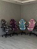 Комп'ютерне крісло із тканини до 130кг + 2 подушки + підніжка Infini Core 7 КОЛЬОРІВ НА ВИБІР, фото 3