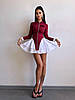 Жіноча сукня з блискавкою та пишною білою спідницею Smb9462, фото 8