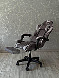 Комп'ютерне крісло із тканини до 130кг + 2 подушки + підніжка Infini Core 7 КОЛЬОРІВ НА ВИБІР, фото 5