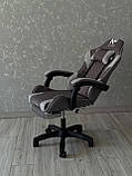 Комп'ютерне крісло із тканини до 130кг + 2 подушки + підніжка Infini Core 7 КОЛЬОРІВ НА ВИБІР, фото 7