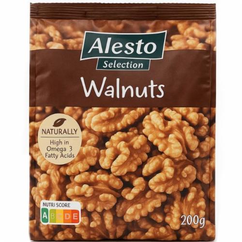 Горіх грецький сушений очищений Alesto Walnuts 200 г (Німеччина), фото 1