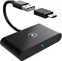 Адаптер CarPlay Wireless, iPhone, Plug&Play, USB, авто, iOS 2017–2022