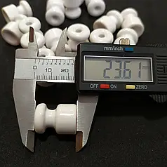 Ізолятор для ретро проводки RE керамічний білий CI.1822.31