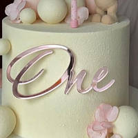 Топер One рожевий