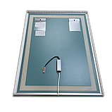Дзеркало з супер холодним LED підсвічуванням (11000К) 800 х 600 мм, фото 5