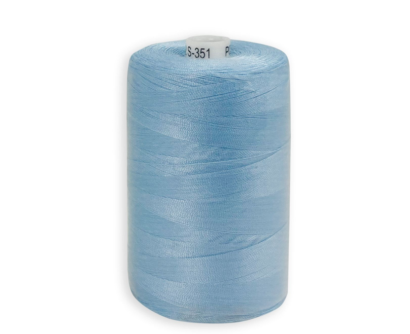 Армована нитка 28/2 колір 351 блакитний (боб 2500)