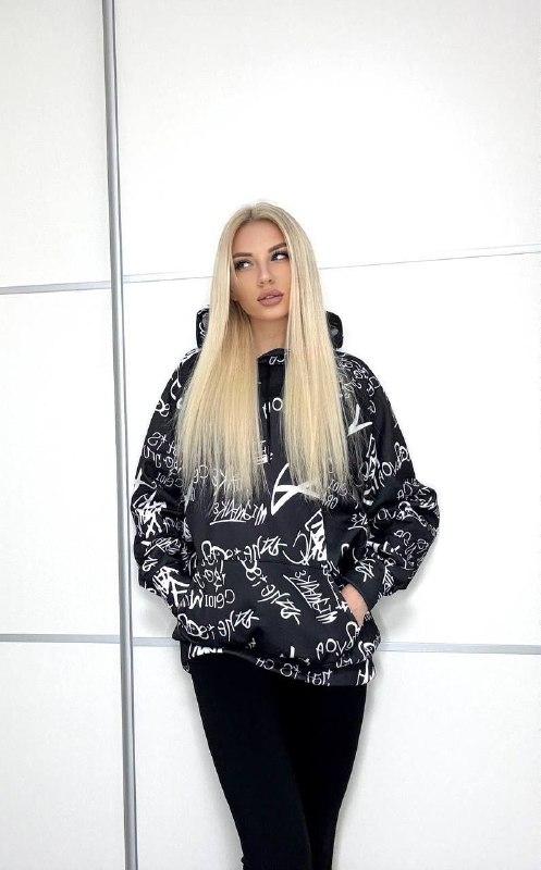 Жіночий теплий світшот; Колір: сірий, бежевий, зебра, чорний; Розміри: 42-46, 46-50;, фото 1