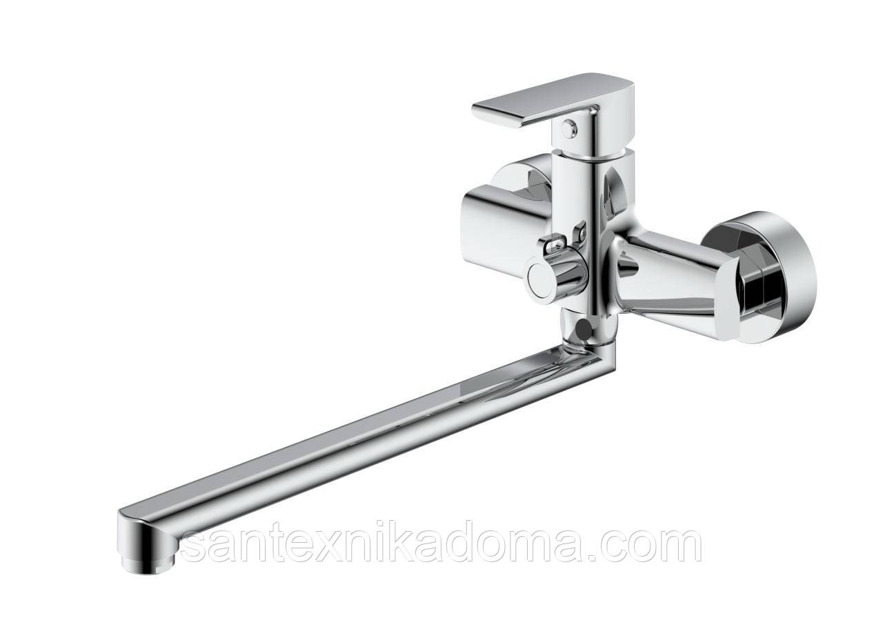 Змішувач для ванни TROYA LIFOU-07 довгий гусак, латунь