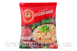Вермішель зі смаком яловичини 50 г Daryna, фото 1