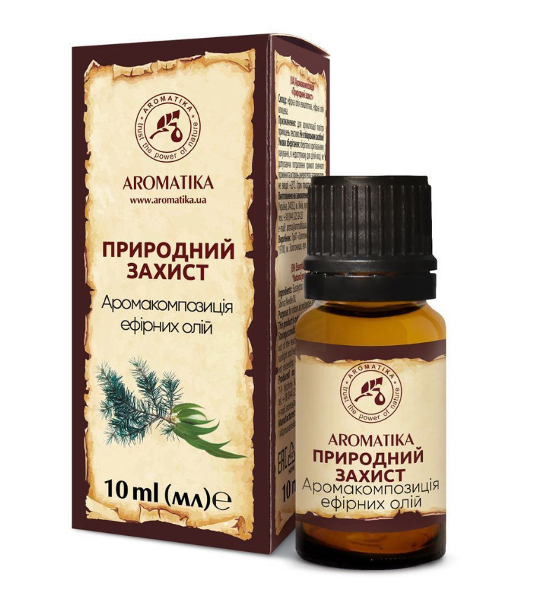 Аромакомпозиція ефірних олій «Природній захист» 10 мл, фото 1