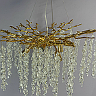 Люстра «Гліцинія» у стилі модерн, 8 ламп E14, Ø58 см, золото, LS 9188/600 D + лампи у подарунок, фото 3