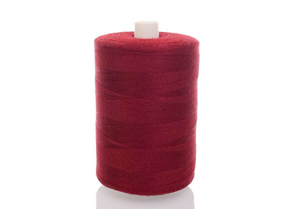 Армована нитка 28/2 колір S-520 бордовий (боб 2500м) NITEX
