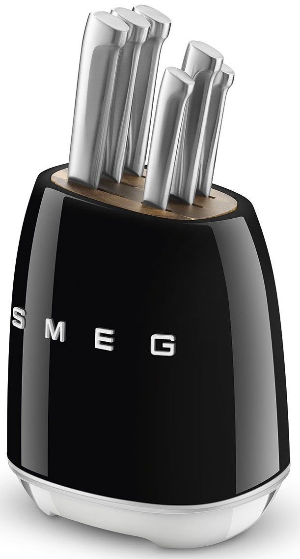 Набір ножів із 7 предметів SMEG KBSF02BL