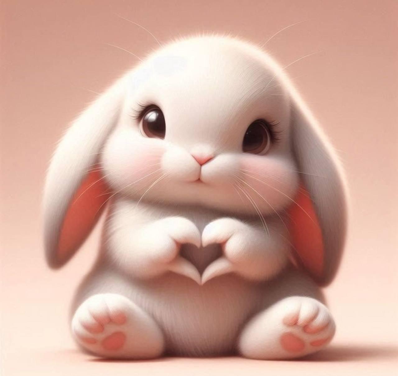 Алмазна мозаїка "Милий зайчик", 20*20см, на рамці, в кор. 21*21*2,5см, ТМ Dreamtoys, фото 1