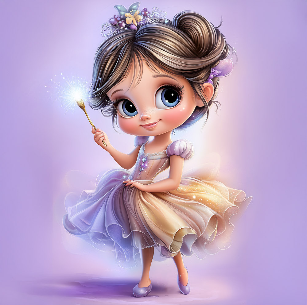 Алмазна мозаїка "Чарівна фея", 20*20см, на рамці, в кор. 21*21*2,5см, ТМ Dreamtoys, фото 1